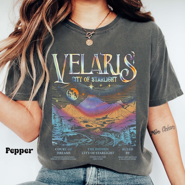 Acotar Velaris City Of Starlight Shirt, The Night Court Shirt, Court of Dreams Jumper, Court of Thorns and Roses Shirt, Bookish Gift