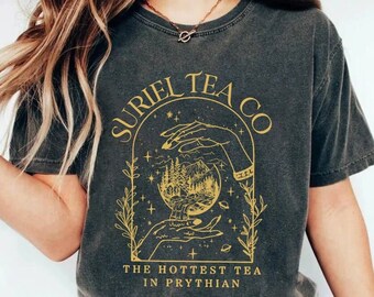 Acotar Suriel Tea Co Sweatshirt, Acotar Tea Shirt, Suriel Tea Tshirt, A Court Of Thorns And Roses Sweater, Sjm Merch, Bookish Gift