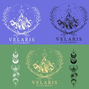 Velaris Ciudad de Starlight Png, Sarah J Maas Png, Acotar Svg, Velaris Png, Romance Reader Png, Bookish Png, Una corte de espinas y rosas Png