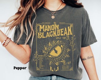 Vintage Manon Blackbeak Shirt, Throne of Glass Comfort Colors Shirt, The Thirteen Shirt, Abraxos Shirt, Throne of Glass Tshirt
