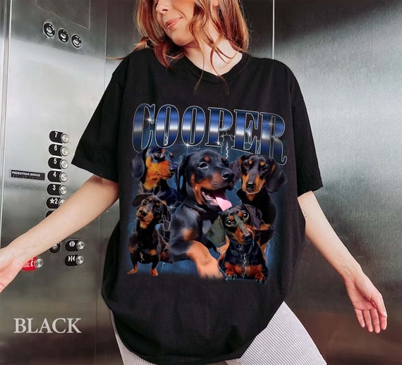 Vintage Dog Bootleg Shirt, Custom Pet Shirt, Retro Personalized Bootleg, Custom Bootleg Rap Pet Shirt, Custom Pet Name, Dog Remembrance Gift
