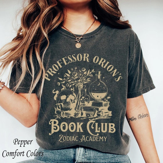 Professor Orions Book Club Shirt, Zodiac Academy Sweatshirt, Gift For Book Lover, Zodiac Academy The Inner Circle Shirt, Fantasy Reader