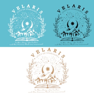 Velaris Stad van Starlight Png, Sarah J Maas Png, Acotar Svg, Velaris Png, Romantiek Reader Png, SJM Svg Merch, Een Hof van Doornen en Rozen Png