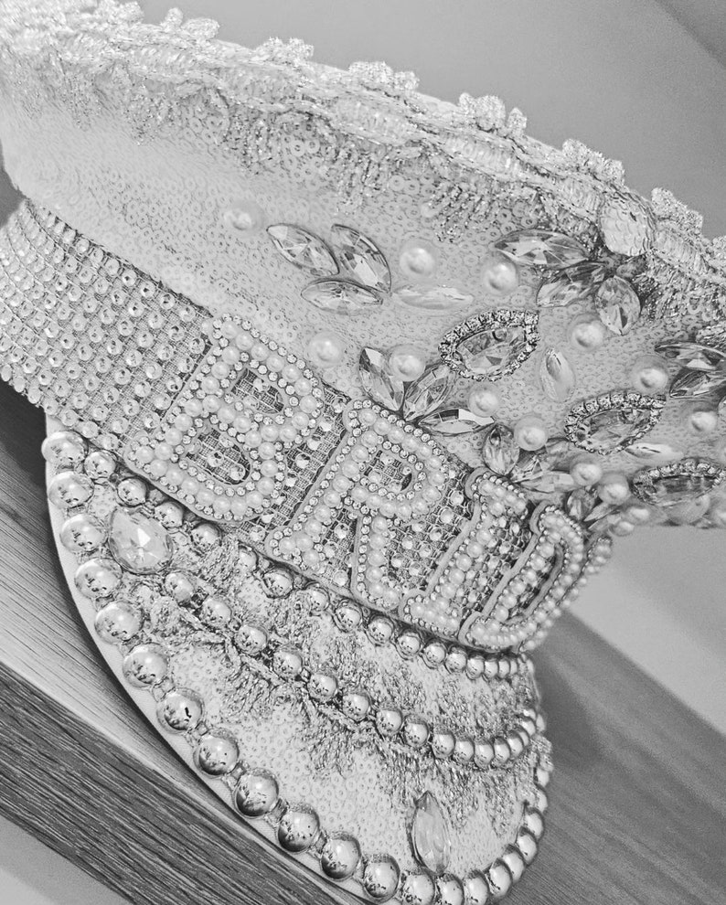 Sequin 'Bride' Hat image 1