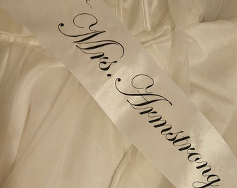 Customized Sashes