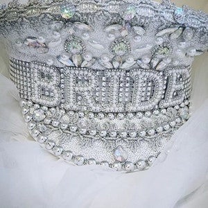 Sequin 'Bride' Hat image 2