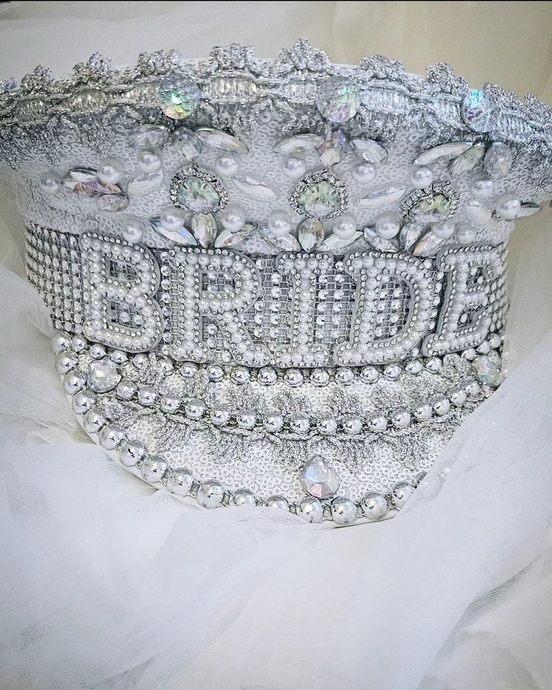 Sequin 'Bride' Hat image 2