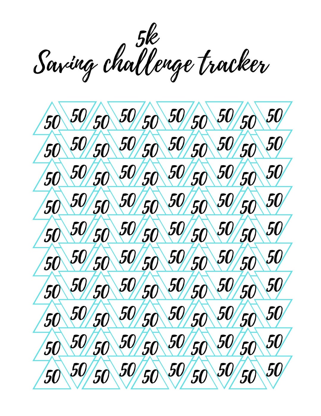 5k Savings Challenge| Sinking Funds| Emergency Savings|savings ...