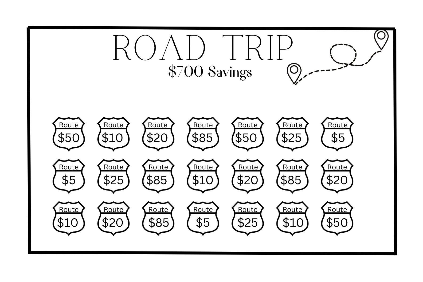 New 2024 Road Trip Savings 700 Savings A6 Savings Challenge Travel