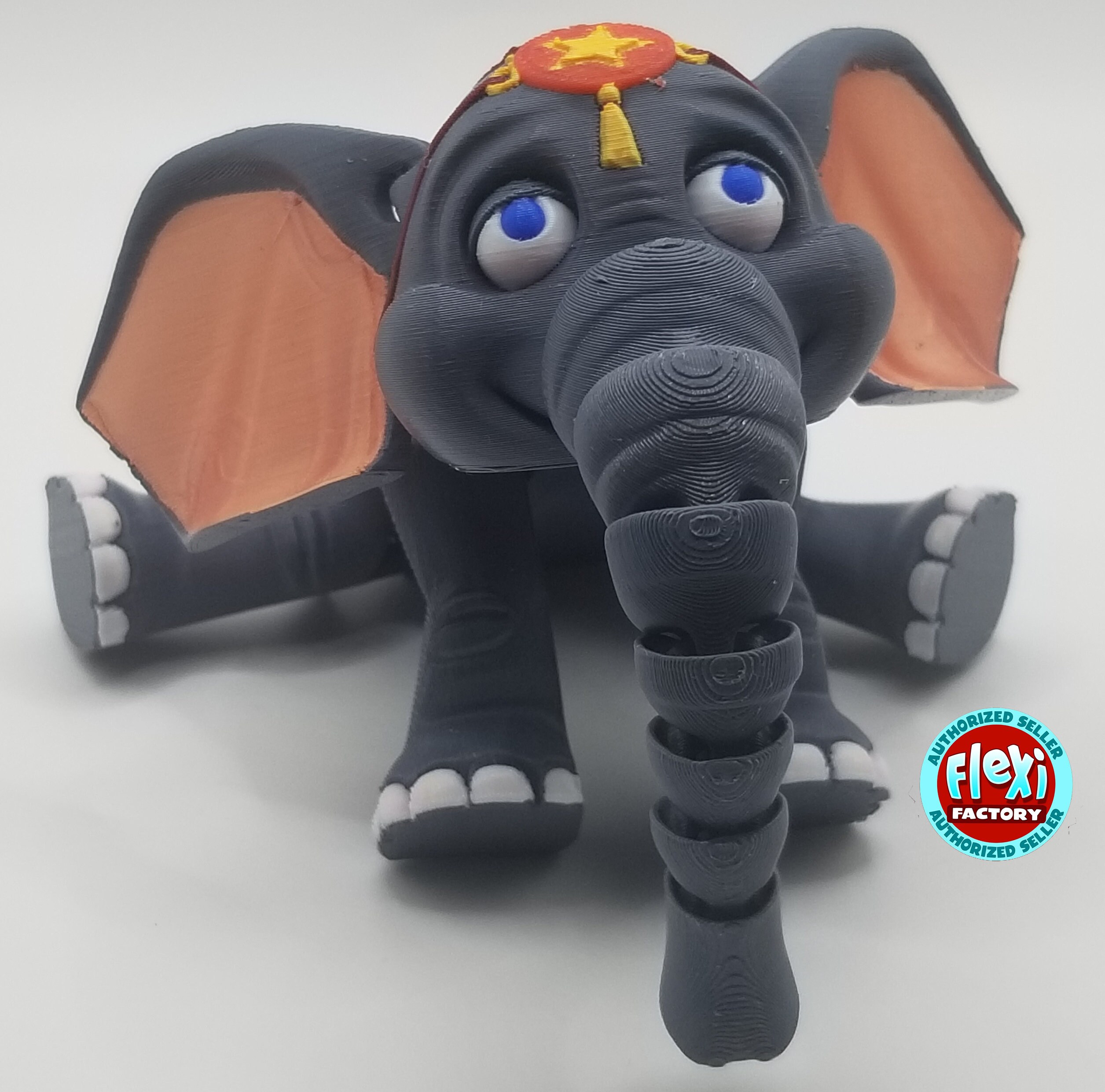 Fully Colored Flexi Baby Elephant! - Etsy