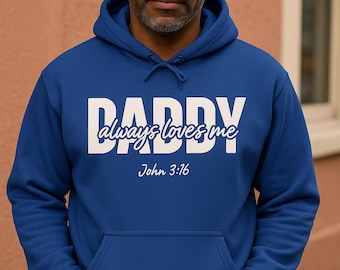 Dieu vous aime à capuche, cadeau chrétien unisexe sweat-shirt
