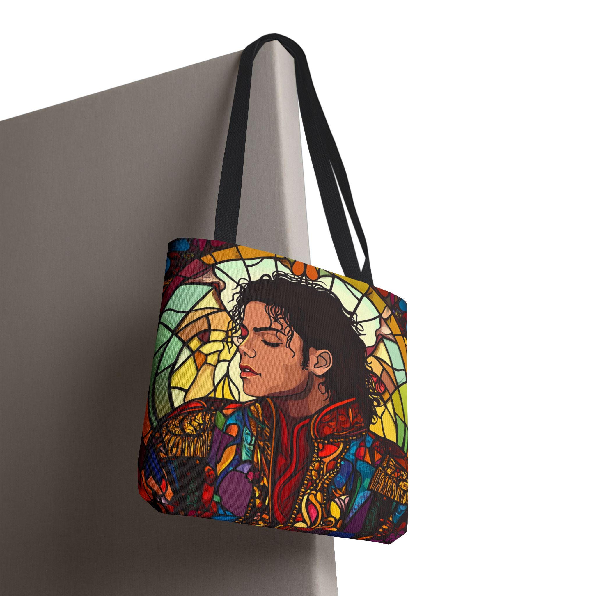 Michael Jackson Tote Bag / Pop Art Portrait Tote / Music Icon