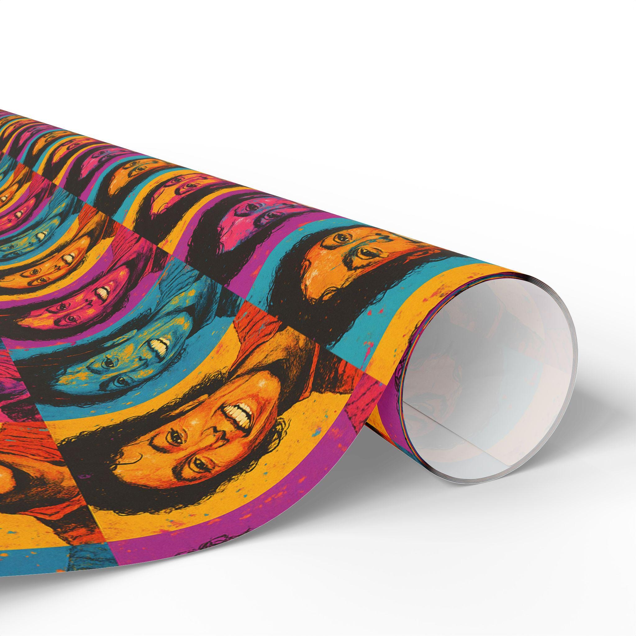 Pop Wrapping Michael Jackson Inspired Wrapping Paper / Pop Art Gift Wrap / Retro Pop ...
