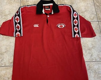 Koszulka reprezentacji Canterbury Team Canada na Puchar Świata w Rugby 1999, rozmiar M