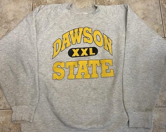 Vintage Dawson State University Sweatshirt sz XL 90s