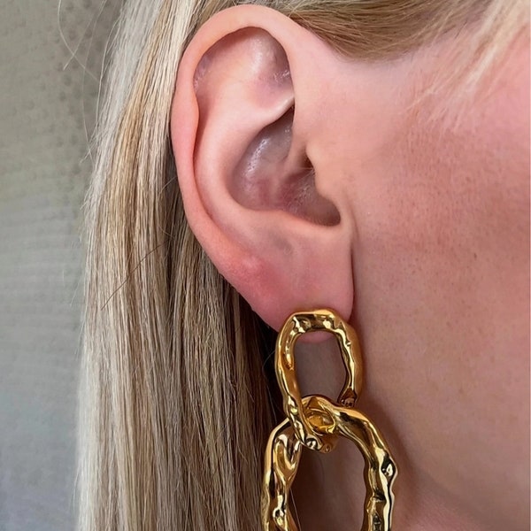 boucles d'oreilles pendantes