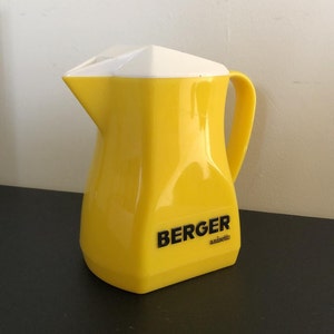 Carafe Water jug Berger Anisette vintage 70&#39;S Bar items bistro retro made in France 70&#39;S Space Age - BERGER advertising object