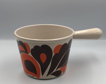 ビンテージ ルクルーゼ　フォンデュ鍋　ルクルーゼ鍋 オールドバカラ アンティーク DE BOUCHE A OREILLE / LE CREUSET