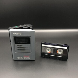 Sony Walkman Kassettenspieler Modell WM-B47 Vintage Made in France Kassettenspieler Space Age Retro - Geschenk