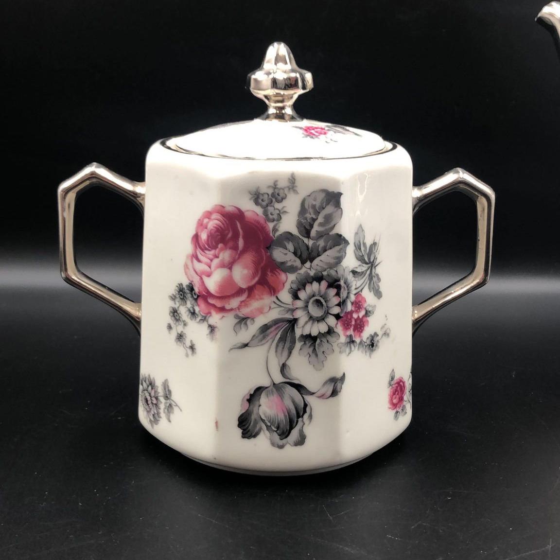 ヴィンテージのリモージュ磁器製コーヒー/紅茶サービスセット 1930年代 ~ AF アンドレ フランソワ リモージュ フランス ~ フランス
