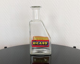 Carafe RICARD en verre Made in France Années 1950 1960 vintage Space Age bistrot