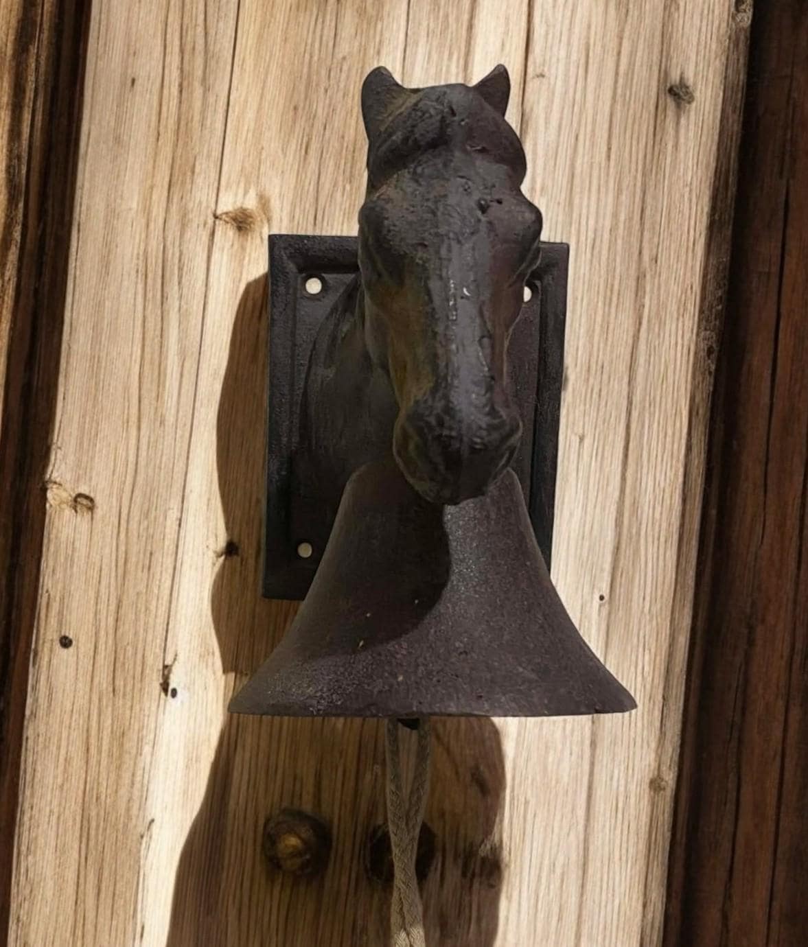 Casse-noisette Vintage Cheval En Fonte Verte - Monté Sur Socle Bois - Déco Noël