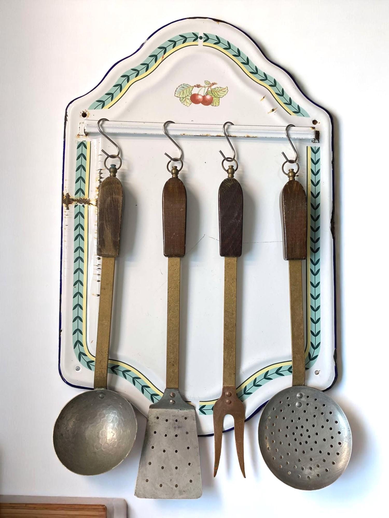 Porte ustensiles tôle émaillée