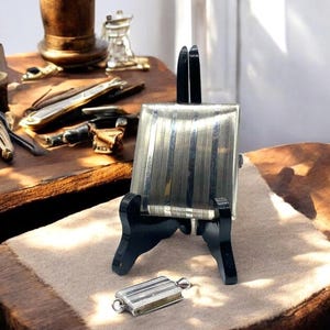 Portasigarette in ARGENTO e punzoni di oreficeria pirogena Made in France Oreficeria francese Art Déco - idea regalo per fumatori