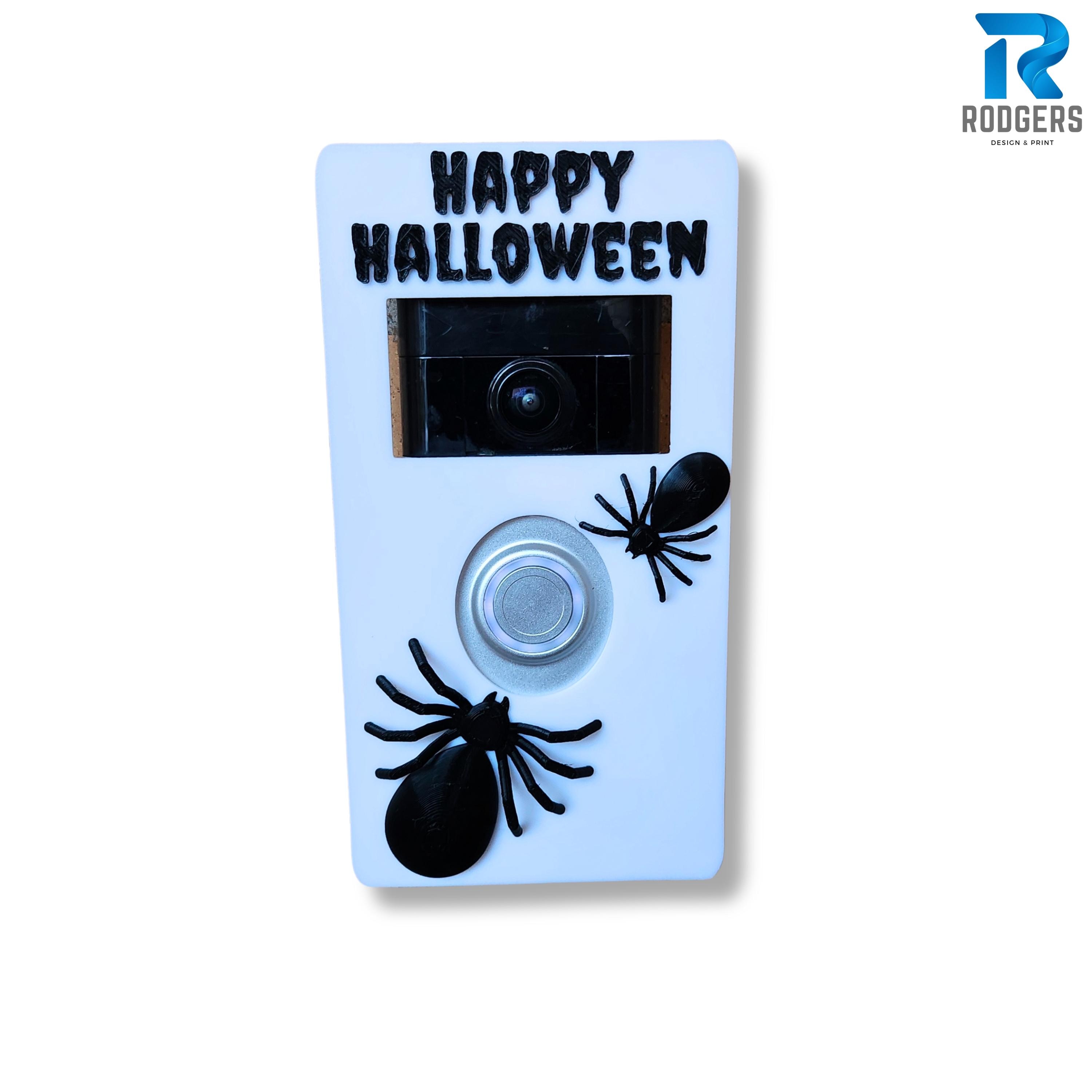 Halloween Doorbell Decorations, Spider Animated Eyeball Doorbell