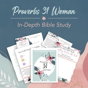 Proverbs 31 Woman In-Depth Bible Study Guide (PDF Download)
