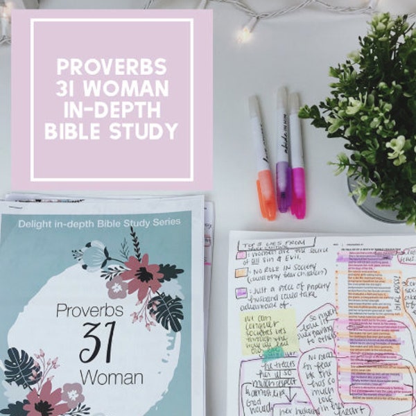 Proverbs 31 In-Depth Bible Study Guide printable