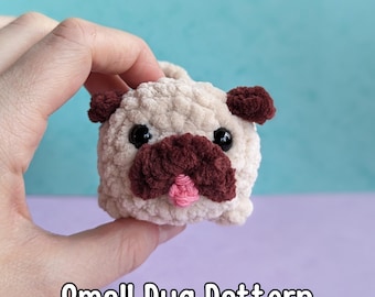 仲良しパグちゃん編みぐるみ。 Crochet» Pug crocheting