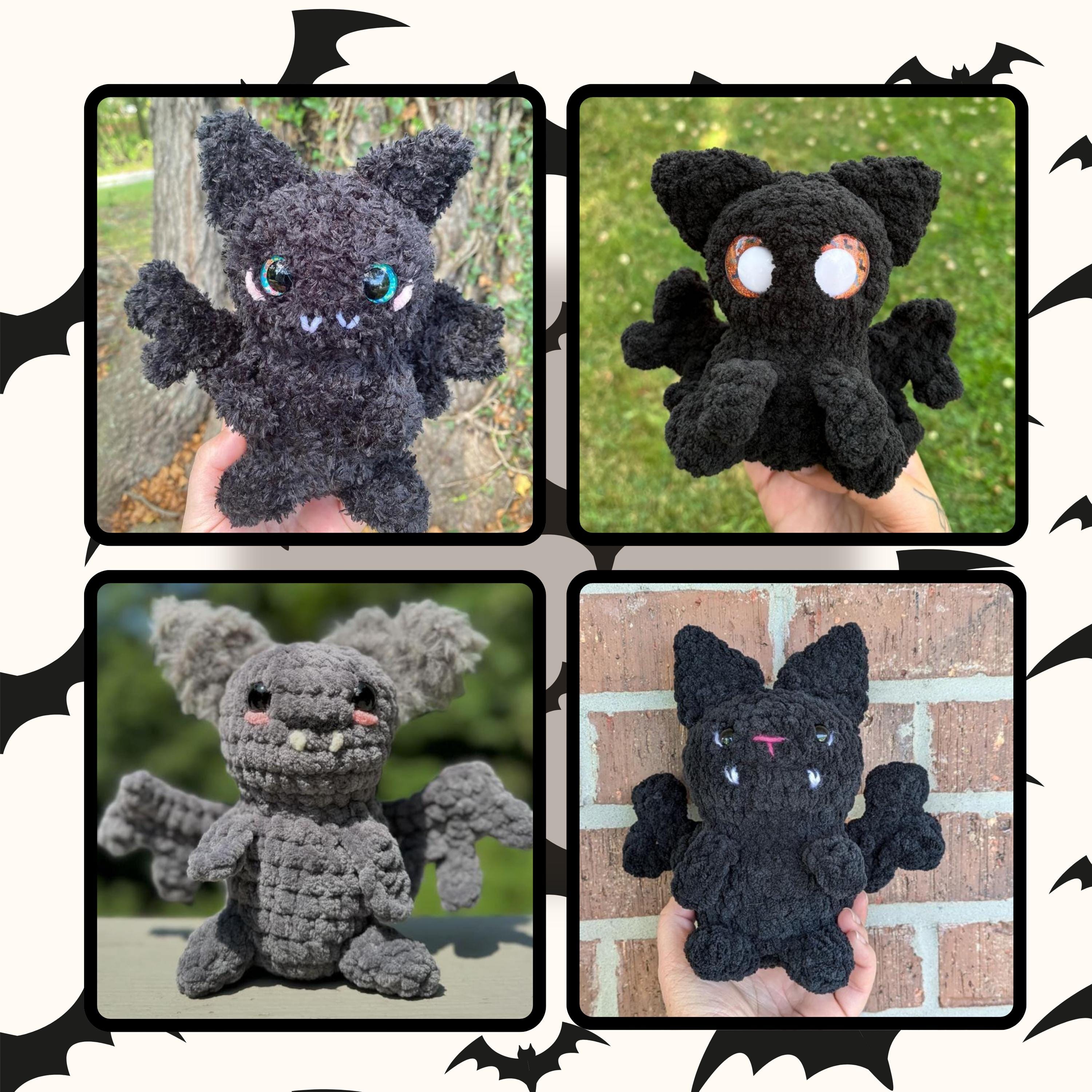 Halloween Bat Cat Crochet PATTERN, Amigurumi Pattern, Easy & Cute ...