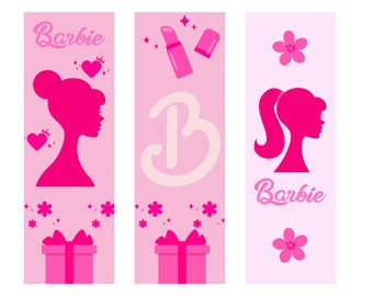 Printable Barbie Bookmarks 3 Set