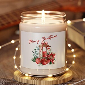 Holiday Scented Soy Candle, Christmas 9oz candle, Holiday decor, candles
