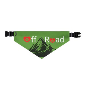 Off Road Pet Bandana Collar, pet lover, dog mom, dog bandana scarf