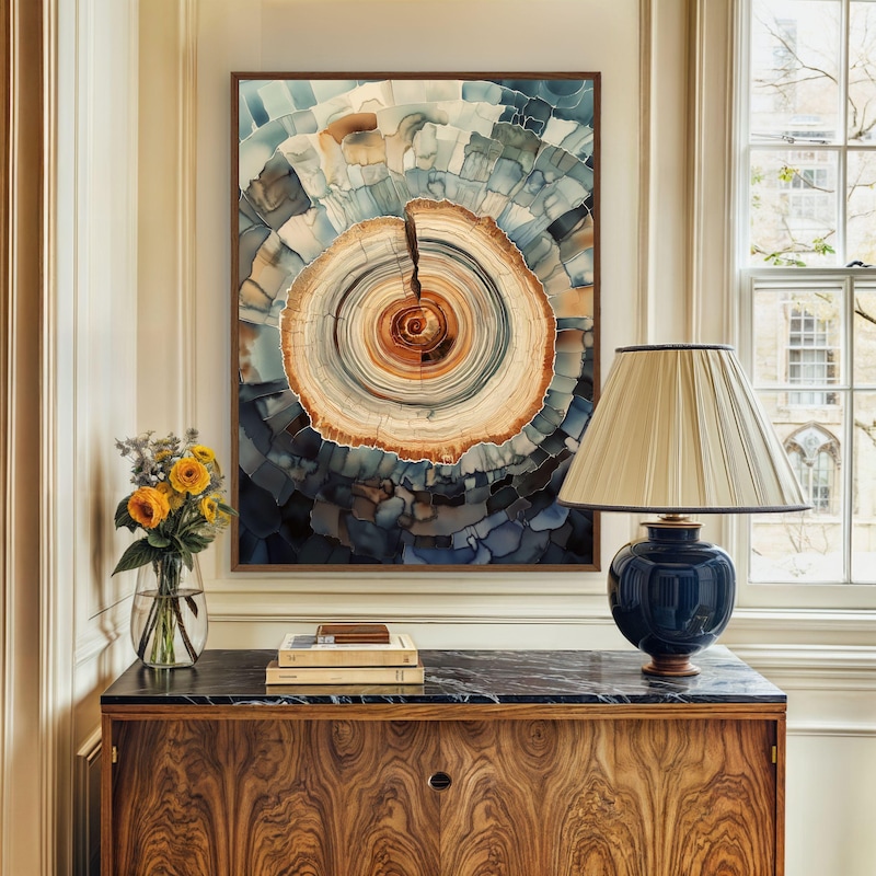 Tree Ring Artwork - Etsy