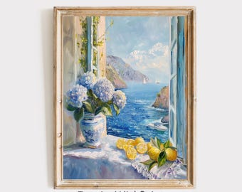 アジサイの絵画 アジサイアート 花の絵画 花束の絵画 オリジナル油絵