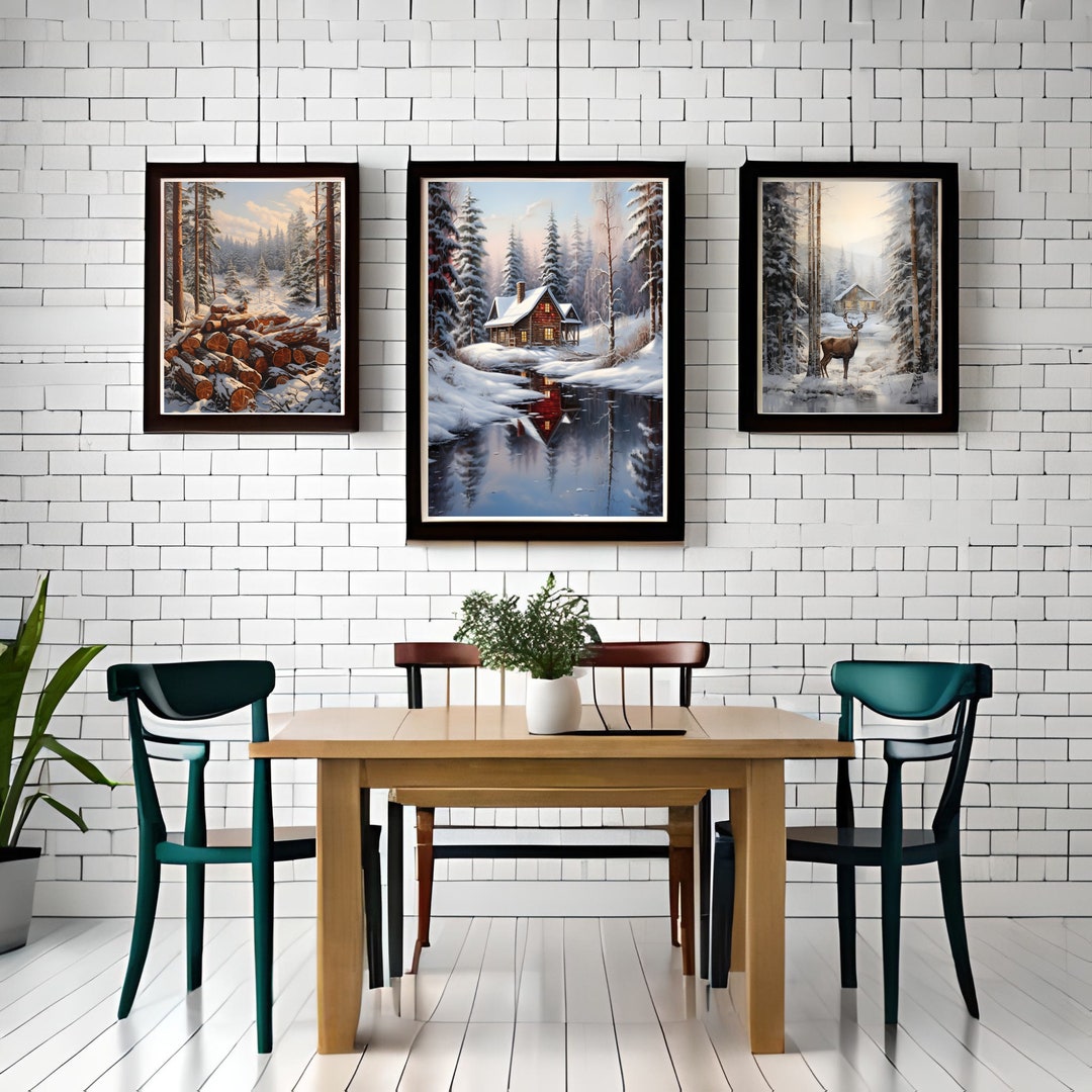 Winter Scene Wall Art Winter Printable - Il 1080xN.5392096270 Ax3c 