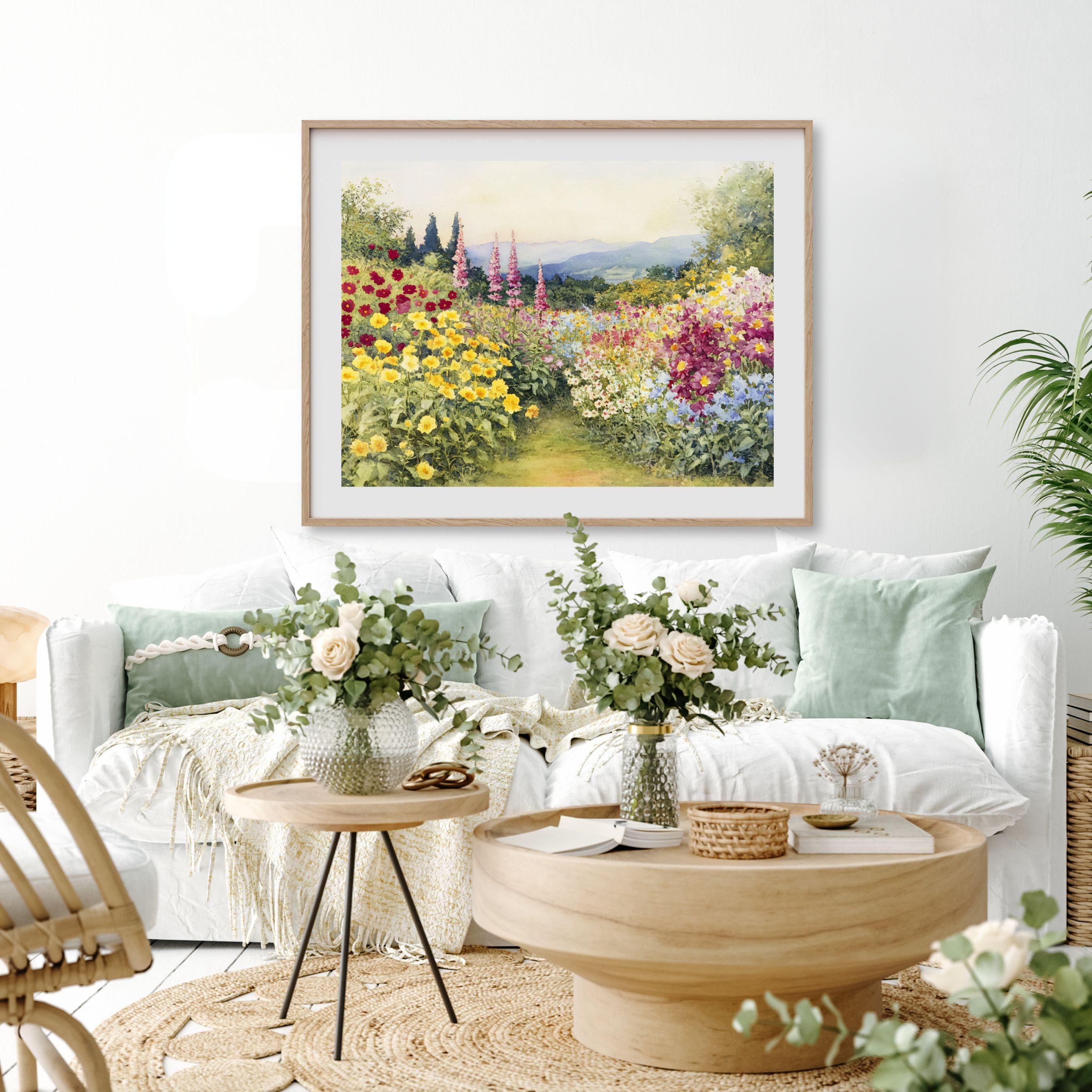Piy Painting Impression Giclée sur Toile Tableau de Fleur de Gardénia