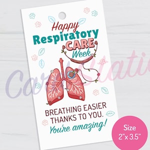 Respiratory Care Week Gift Tags: RT Appreciation (Digital Download)