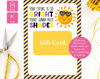Porta carte regalo per il giorno non binario: design Bright Future (download digitale)