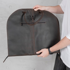 Leather suit travel bag new arrivals