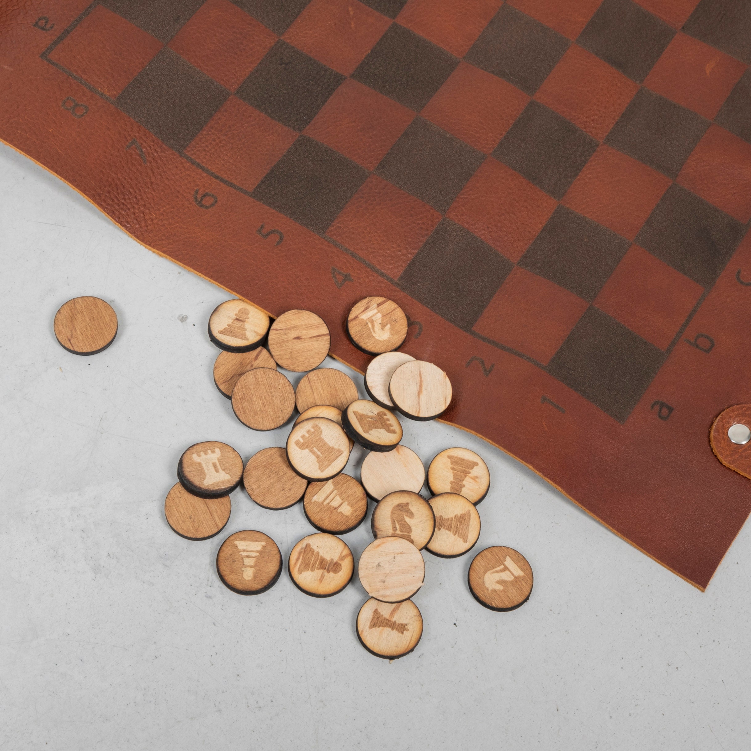 Leather Chess Set With Storage, Kids Christmas Gifts Boys, Travel Chess