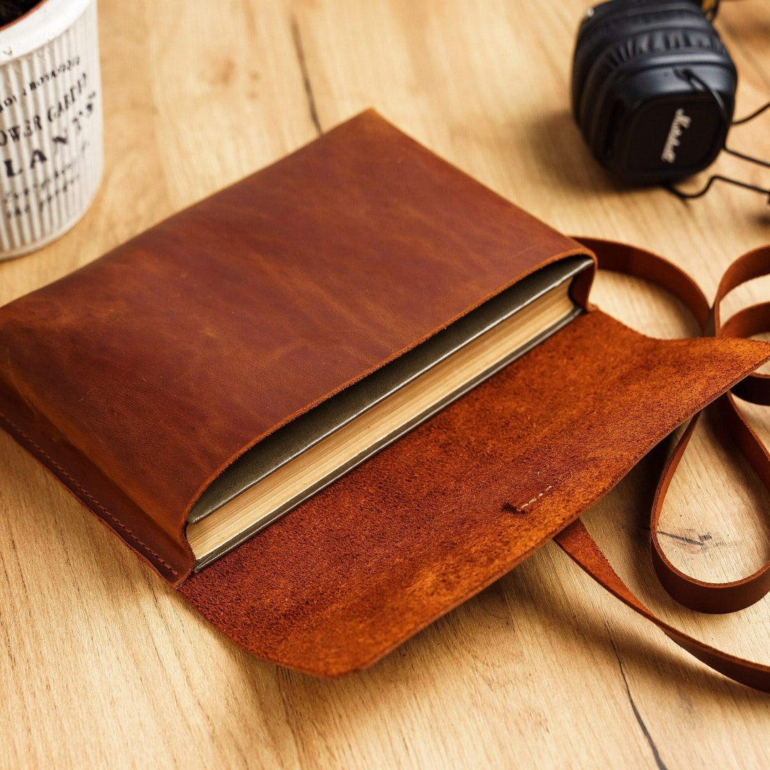 Leather Bible Case for Men, Leather Bible Sleeve, Custom Bible Gift