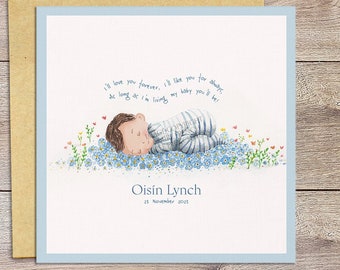 Personalised Sympathy Baby Card