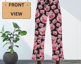 Men's Pajama Pants Cute Pigs, Mens Pig Pyjama Pants, Novelty Pajama Pants, Mens Fun Pj's, Humorous Pajama Pants, Fun Pj's, Gift for Him