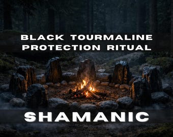 Black Tourmaline Protection Ritual – Spiritual Energy Cleansing, Aura Shield, Evil Eye Blocker