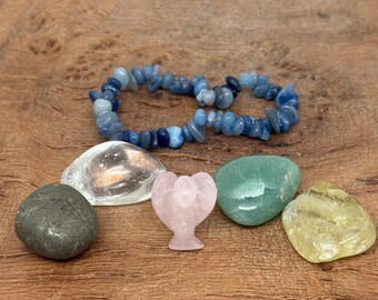 Conjunto de Cristales de Abundancia - Cristales de Abundancia y Riqueza - Conjunto de Prosperidad - Piedras Curativas para el Éxito Económico