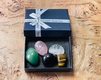 Stierkristalset - dierenriemset - verjaardagscadeaudoos - dierenriemkristallen - astrologieset edelstenen